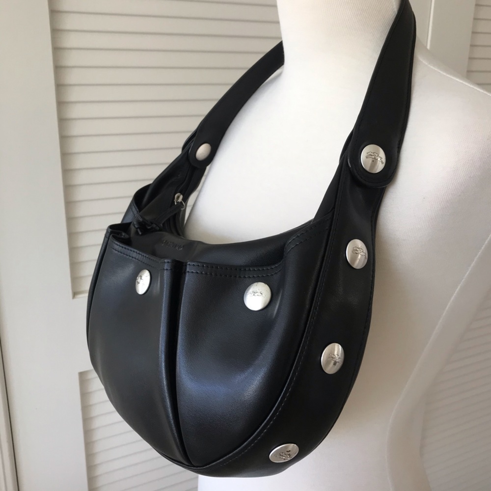 LONGCHAMP Leather Shoulder Bag EUC! - Picture 2 of 12